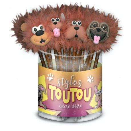 BOITE 24 STYLOS CHIENS