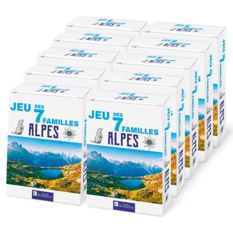 PACK 10 EX - JEU DES 7 FAMILLES ALPES