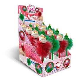 DISPLAY 16 STYLOS NOEL LUMINEUX