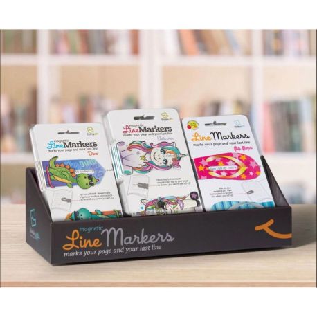PRESENTOIR 30 MARQUE-PAGES MAGNETIQUES FUN