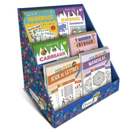 DISPLAY BLOCS DE JEUX ENFANTS 48 EX 12 TITRES