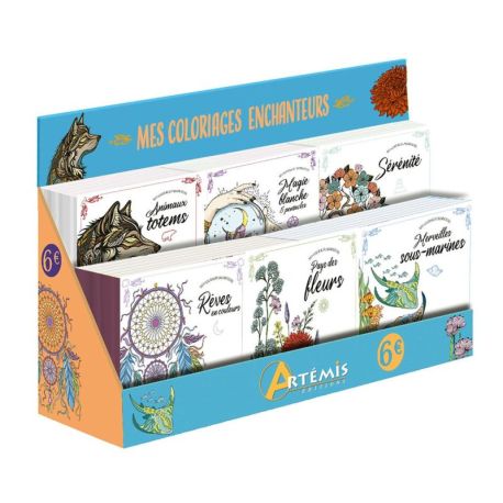 DISPLAY 36 EX MES COLORIAGES ENCHANTEURS (6EX/TITRE - 6 TITRES)