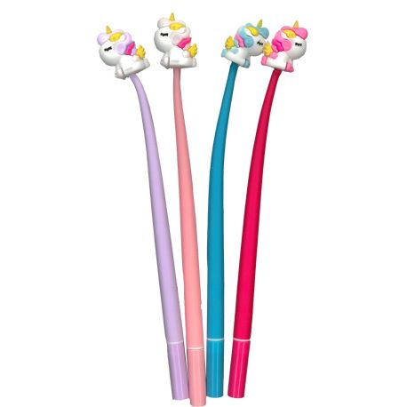 DISPLAY 48 STYLOS FLEXIBLES LICORNE ET DINOSAURE (8 MODELES / 6EX)
