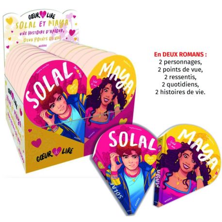 PLV PLEINE DE TABLE - CUR À LIRE MAYA ET SOLAL-12 VOL.