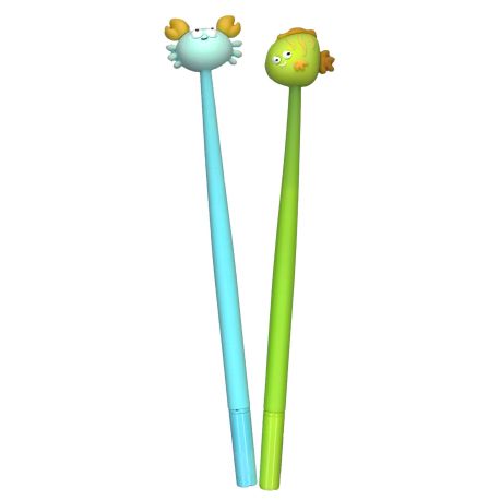 DISPLAY 24 STYLOS FLEXIBLES ANIMAUX MARINS (4 MODELES / 6EX)