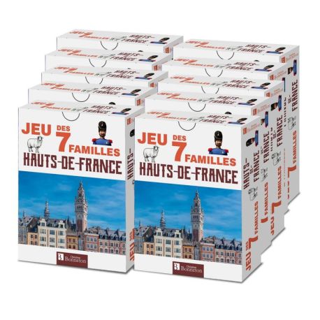 PACK 10 EX - JEU DES 7 FAMILLES HAUTS-DE-FRANCE