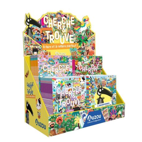 PLV PLEINE DE TABLE - MON ALBUM CHERCHE ET TROUVE - 30VOL