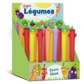 DISPLAY 24 STYLOS LEGUMES (4 MODELES/6EX)