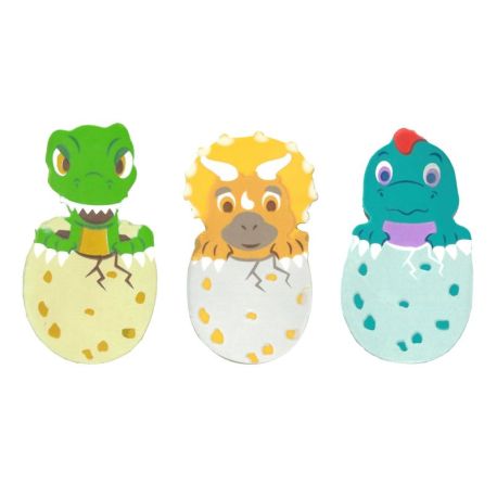 DISPLAY 24 SETS 3 GOMMES DINOSAURES