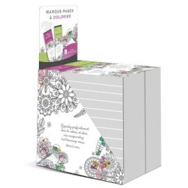 DISPLAY PLEIN 24 EX MARQUE-PAGES A COLORIER (12EX/TITRE - 2 TITRES)