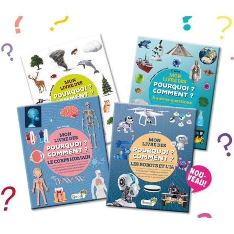 PACK LIVRES DES POURQUOI? COMMENT?