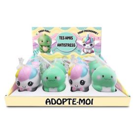 DISPLAY 12 ANTISTRESS LICORNE ET DINOSAURE (2 MODELES/6 EX)
