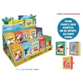 PLV DE TABLE PLEINE -JEUX DE CARTES 30 VOL + PRIMES