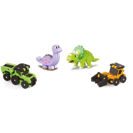 PACK 40 MAQUETTES 3D MOUSSE (4 MODELES / 10EX) + 1 OFFERT