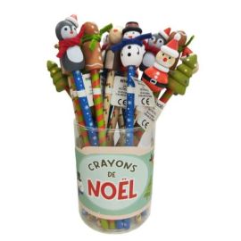 BOITE 24 CRAYONS NOEL (6 MODELES/4 EX)