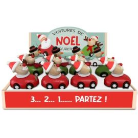 DISPLAY 12 VOITURES A FRICTION DE NOEL (3 MODELES/4 EX)