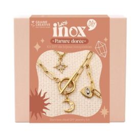 KIT BIJOUX INOX PARURE DOREE