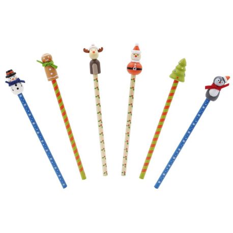 BOITE 24 CRAYONS NOEL (6 MODELES/4 EX)