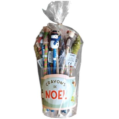 BOITE 24 CRAYONS NOEL (6 MODELES/4 EX)