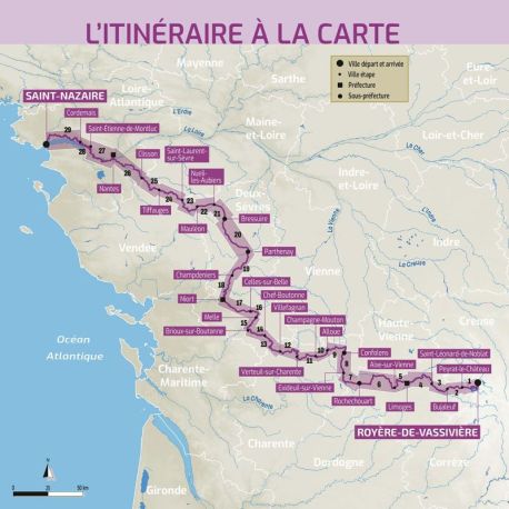 LA VELIDEALE - DU LAC DE VASSIVIERE A L OCEAN ATLANTIQUE