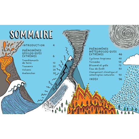QUAND LA TERRE S'ÉNERVE !  VOLCANS, TREMBLEMENTS DE TERRE, CYCLONES, TSUNAMIS, AVALANCHES ET AUTRES PHÉNOMÈNES NATURELS EXTRÊMES