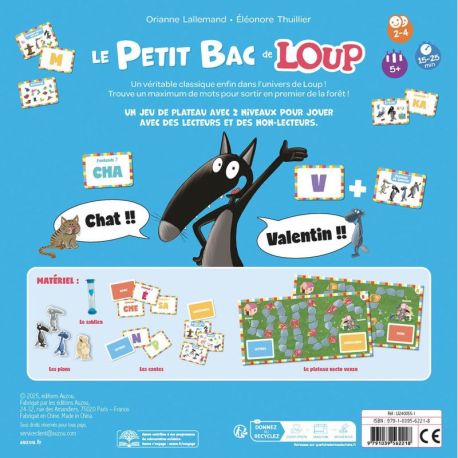 LE PETIT BAC DE LOUP