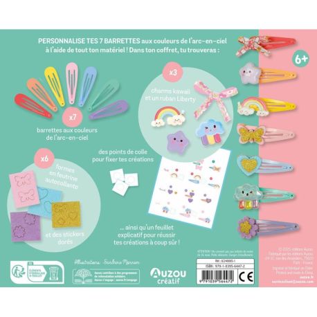 MON SEMAINIER DE BARRETTES - 7 BARRETTES A CREER