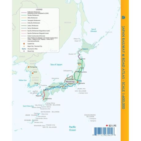JAPAN RAILWAY & ROAD ATLAS TRAVEL