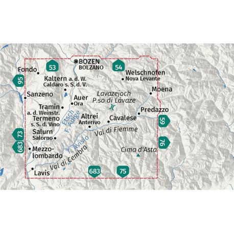 74 SUDTIROLS SUDEN - VAL DI CEMBRA VAL DI FIEMME - BOLZANO VIGNETI