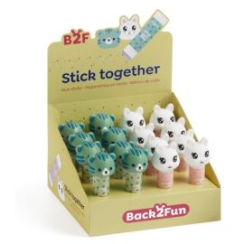 DISPLAY 16 BATONS DE COLLE ANIMAUX (2 MODELES / 8EX)