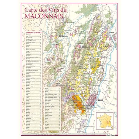 CARTE DES VINS DU MACONNAIS