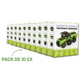 PACK 10 MAQUETTES 3D MOUSSE TRACTEUR ET REMORQUE
