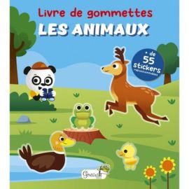 LIVRE DE GOMMETTES - LES ANIMAUX