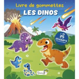 LIVRE DE GOMMETTES - LES DINOS