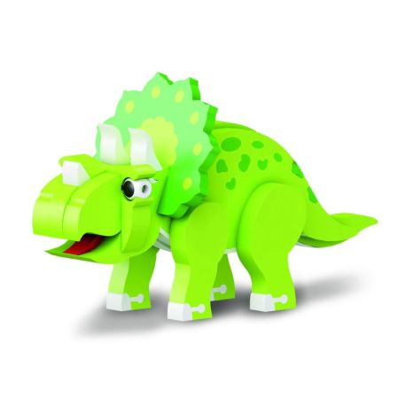 MAQUETTE MOUSSE DINOSAURE - TRICERATOPS