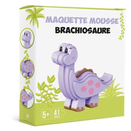 MAQUETTE MOUSSE DINOSAURE - BRACHIOSAURE