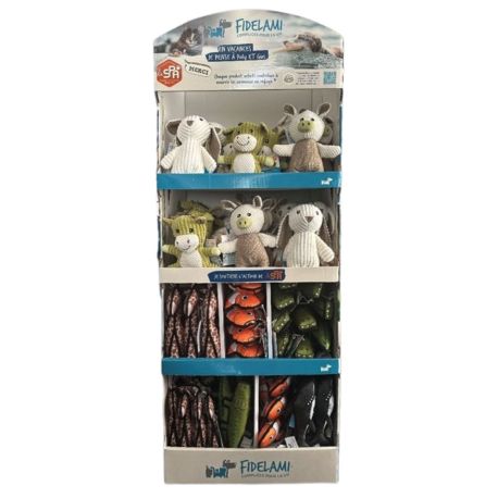 BOX PELUCHES POUR CHIENS FIDELAMI