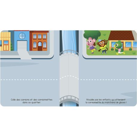 LIVRE DE GOMMETTES - EN ROUTE ! + DE 45 STICKERS