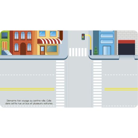 LIVRE DE GOMMETTES - EN ROUTE ! + DE 45 STICKERS