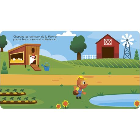 LIVRE DE GOMMETTES - LES ANIMAUX - + DE 55 STICKERS