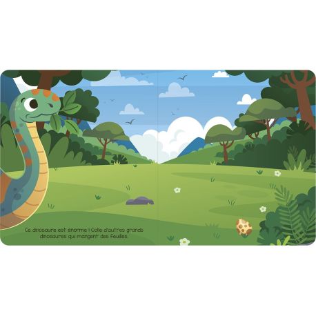 LIVRE DE GOMMETTES - LES DINOS - + DE 75 STICKERS