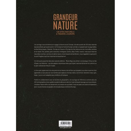 GRANDEUR NATURE - 120 SITES NATURELS A TRAVERS L'EUROPE