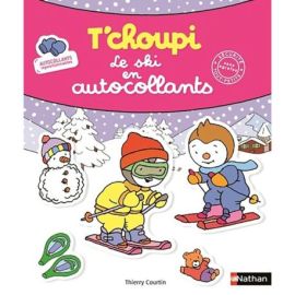T'CHOUPI - LE SKI EN AUTOCOLLANTS