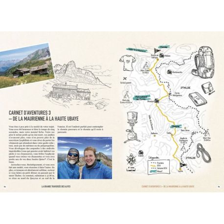 CARNET D'AVENTURE GTA - LA GRANDE TRAVERSEE DES ALPES
