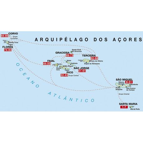 ACORES (FR) 105 ITINERAIRES
