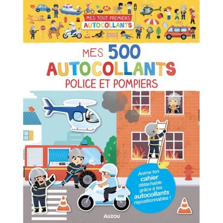 POLICE ET POMPIERS MES 500 AUTOCOLLANTS
