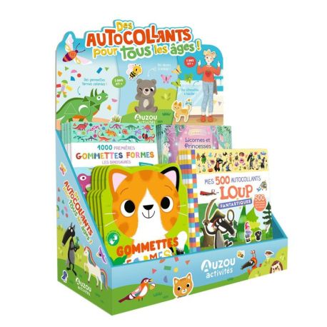 PLV PLEINE DE TABLE - AUTOCOLLANTS MULTI-COLLECTIONS 40 EX