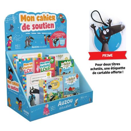 PLV PLEINE DE TABLE PARASCOLAIRE 40 VOL. + PRIME (ETIQUETTE CARTABLE)