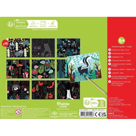 FORET - MES CARTES A GRATTER