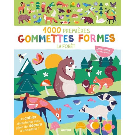 LA FORET 1000 PREMIERES GOMMETTES FORMES